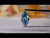 Fancy Vivid Blue Lab Grown Diamond, 1.51 CT Marquise Lab Grown Diamond
