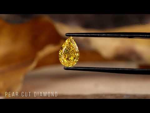 Lab grown diamonds loose stone 1.55 carat pear.
