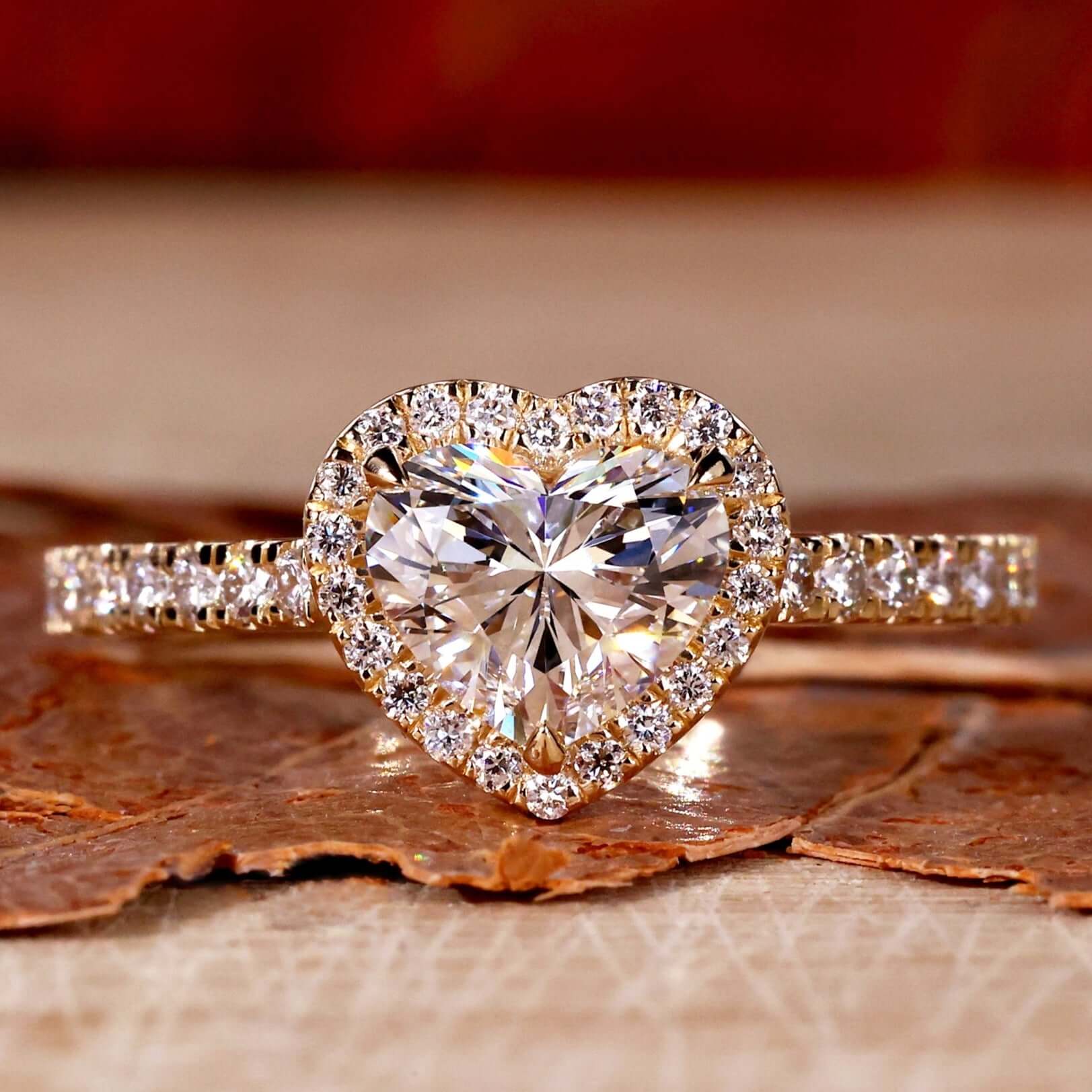 igi certified diamond engagement ring