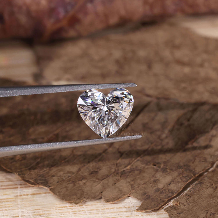 Buy a loose diamond with a beautiful heart shaped cut.
