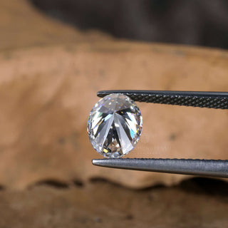 Antique oval cut diamond IGI certified.