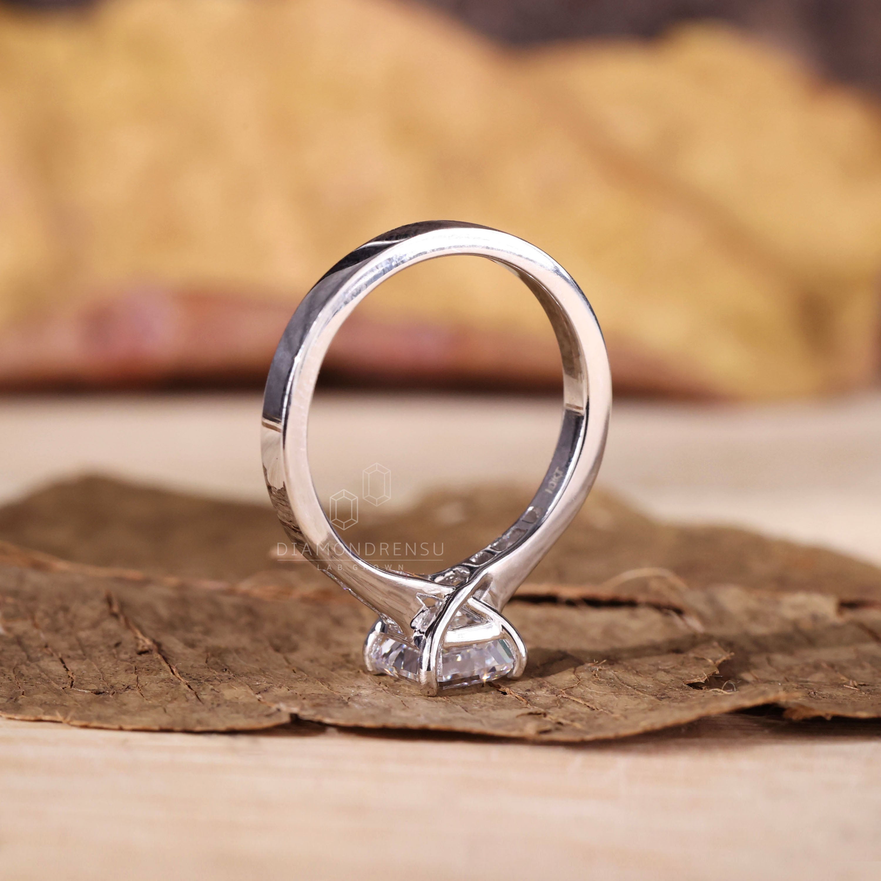 asscher diamond engagement ring - diamondrensu