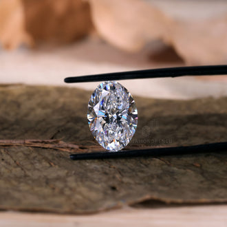 Loose diamond offered as 3.30 carat oval diamond and loose lab grown diamond.
