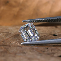 2 carat emerald cut diamond IGI certified.
