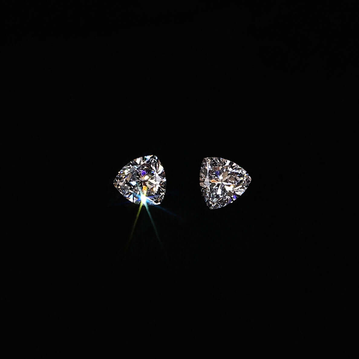 lab grown diamond matching pair