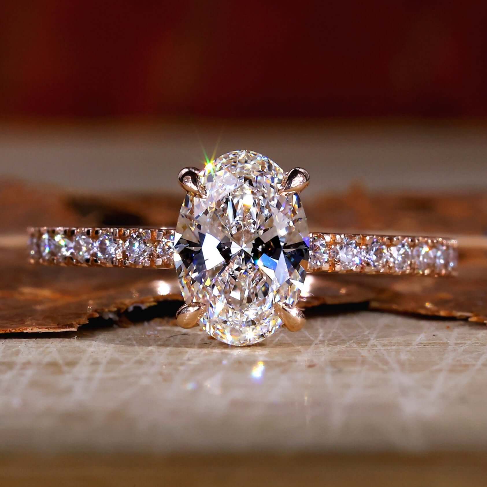 lab grown diamond engagement rings