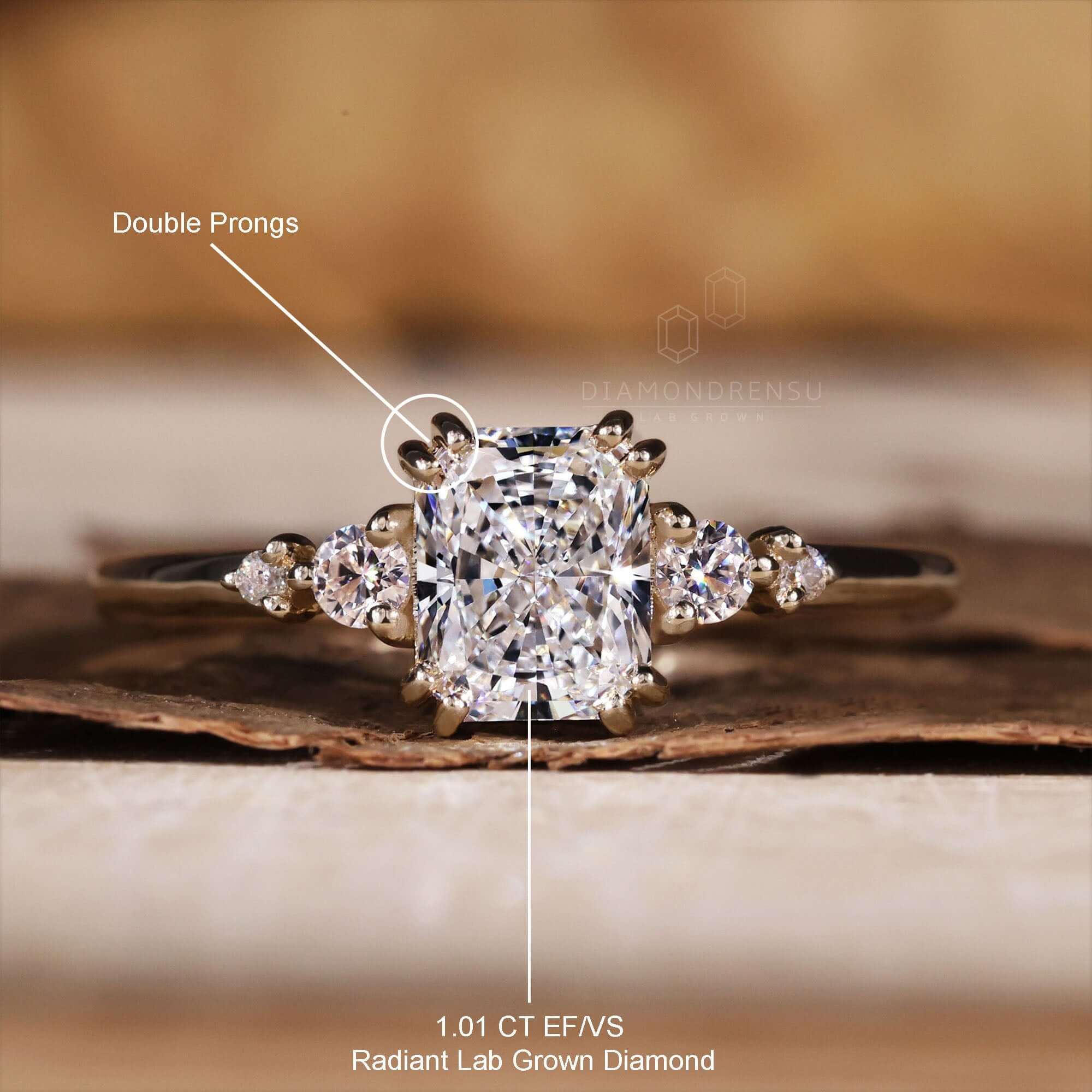Radiant Cut Engagement Rings