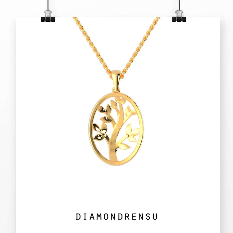 The tree of life pendant adds meaning and beauty to your look.
