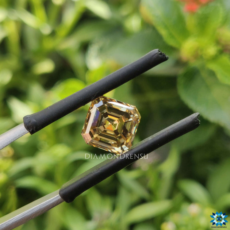 Asscher Cut Moissanite available as a moissanite loose stone.
