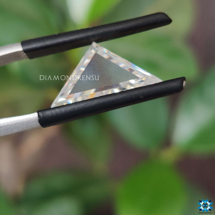 Antique cut moissanite added to loose stone collection.
