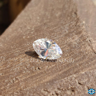 Buy moissanite stone in Fancy Moval Cut Moissanite design for bridal jewelry.