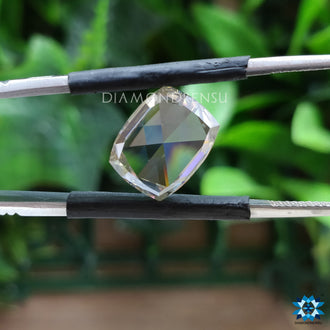 3.91 carat Cushion Moissanite Cut featured as a loose stone for rings or pendants.
