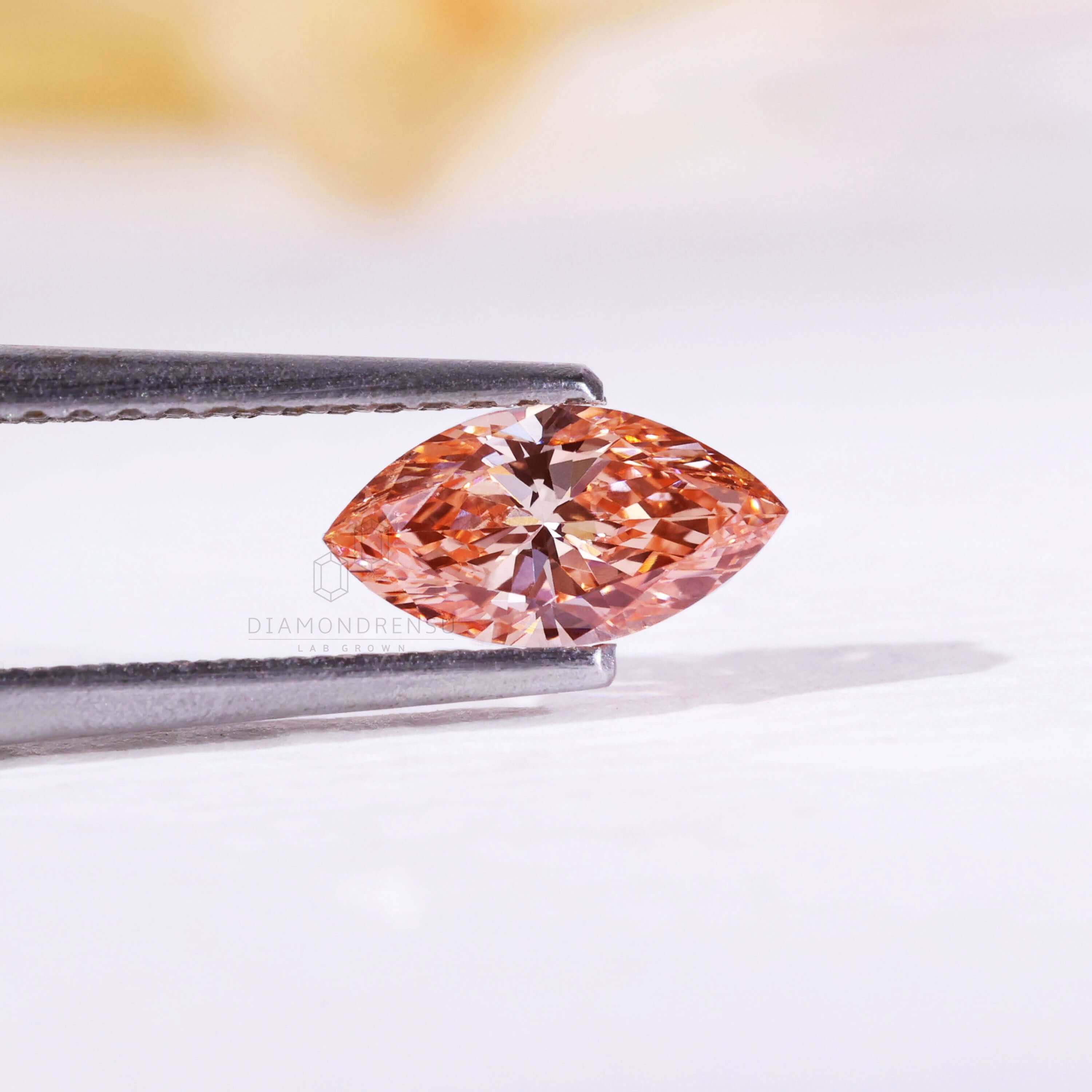 marquise cut lab grown diamond