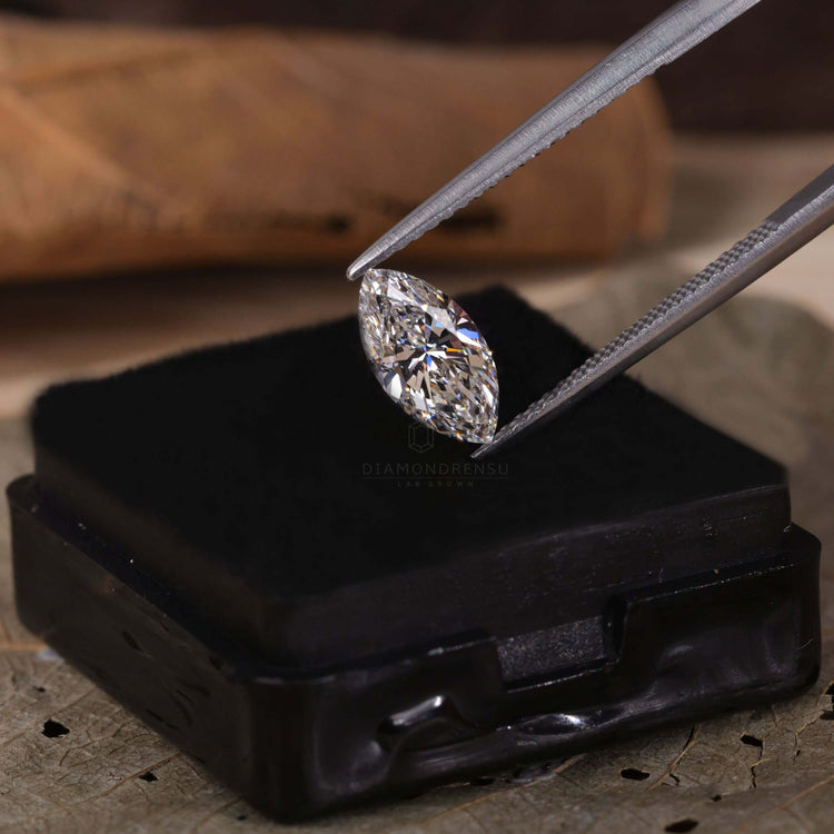 Lab grown diamond loose stone marquise shape.
