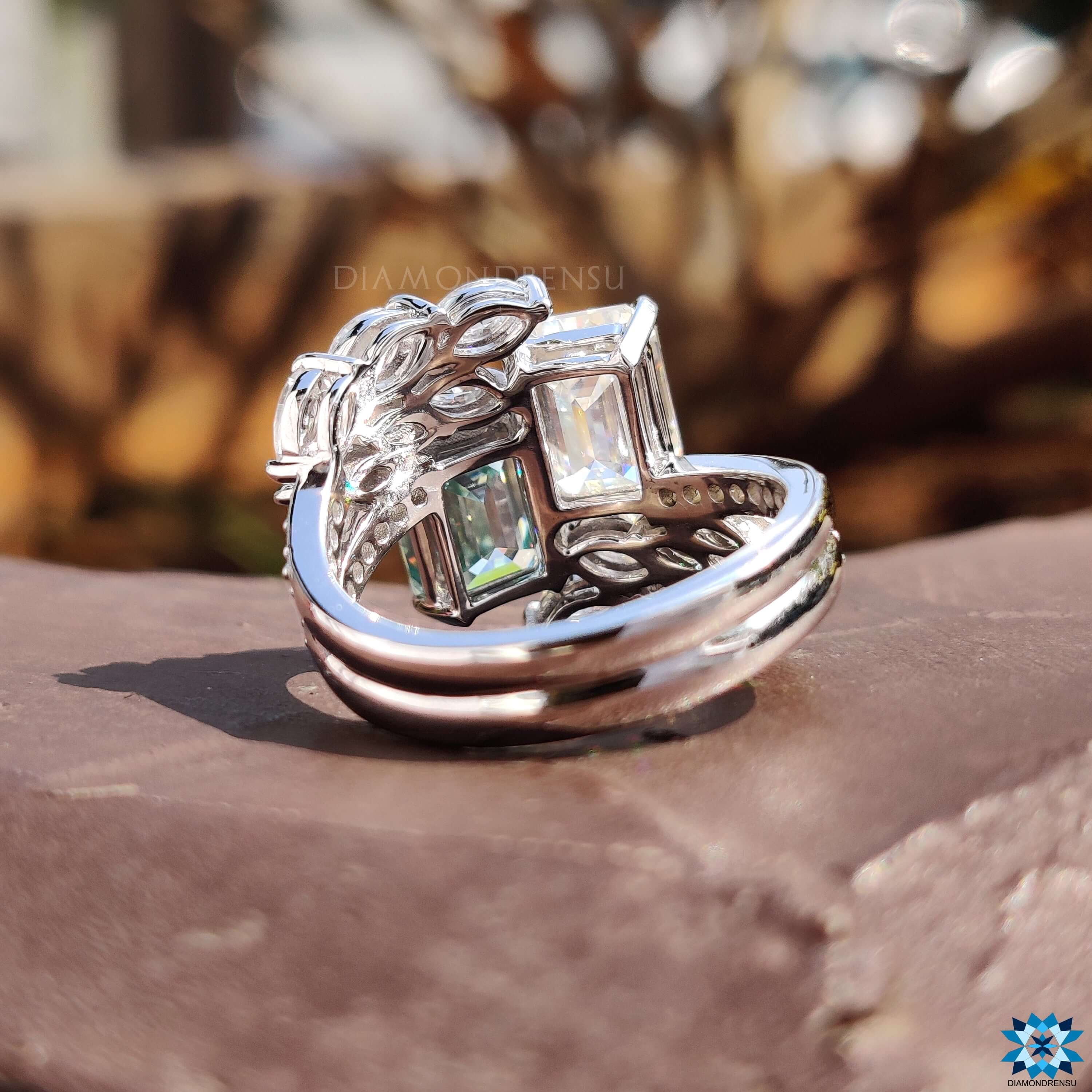 vintage moissanite ring - diamondrensu