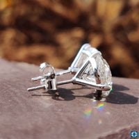 moissanite wedding earrings