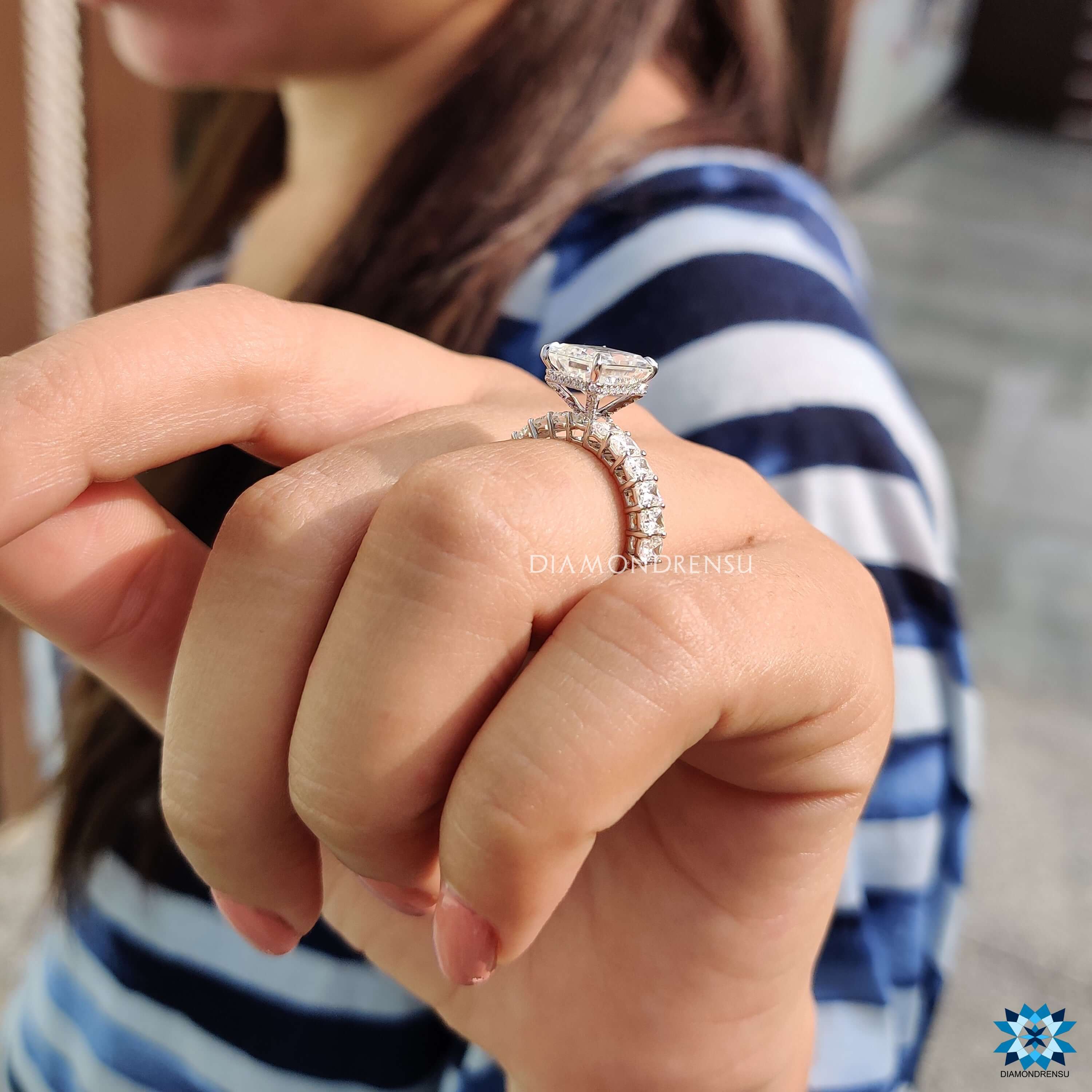 customized engagement ring - diamondrensu