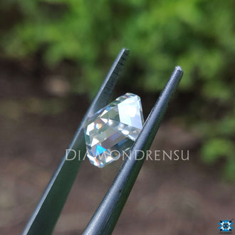 3.26 carat moissanite ready for rings or pendants.