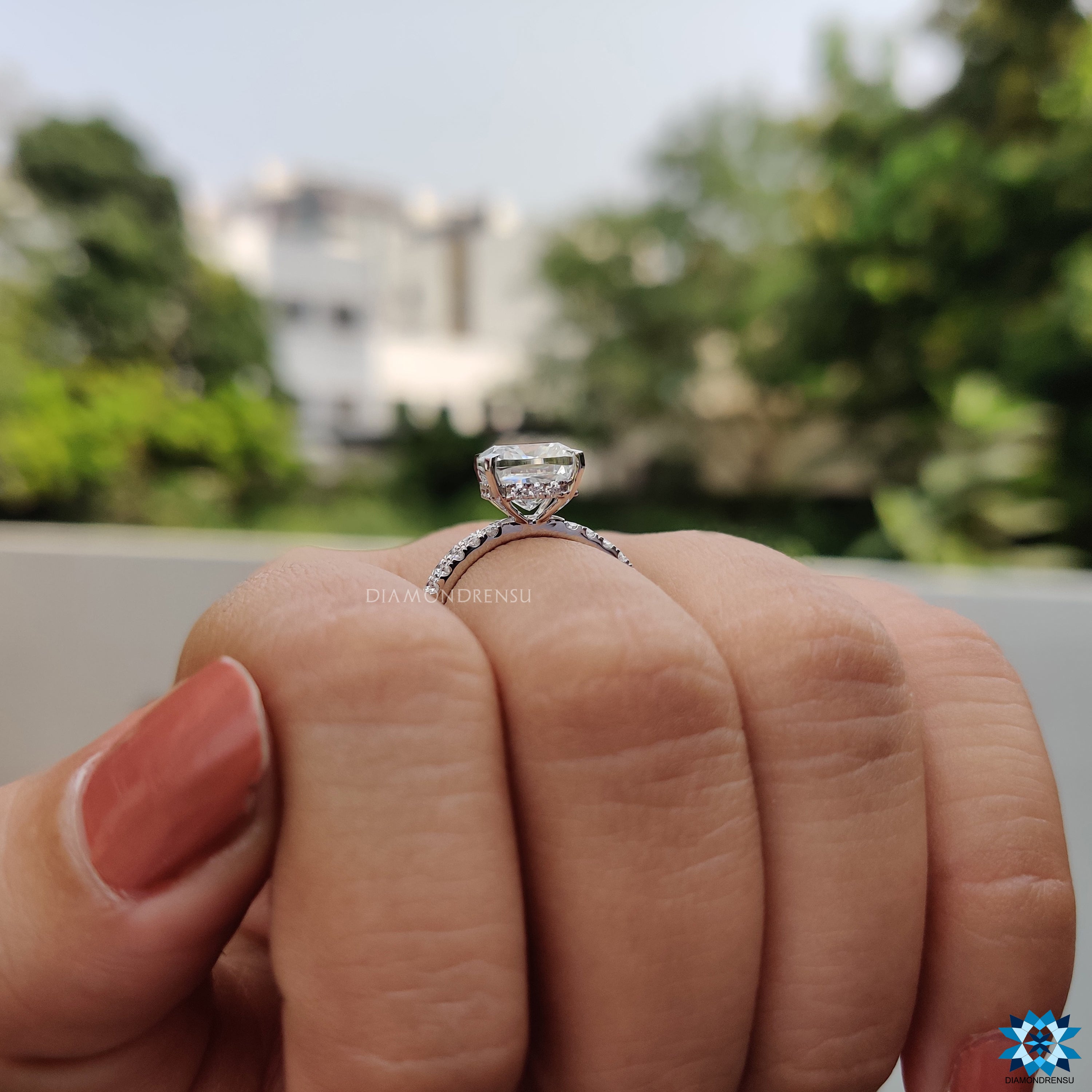moissanite bridal ring sets - diamondrensu
