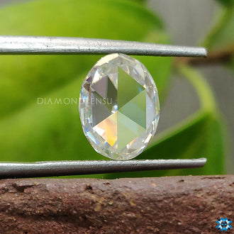 Buy Moissanite stone in Moissanite Oval Rose Cut format for one-of-a-kind rings.