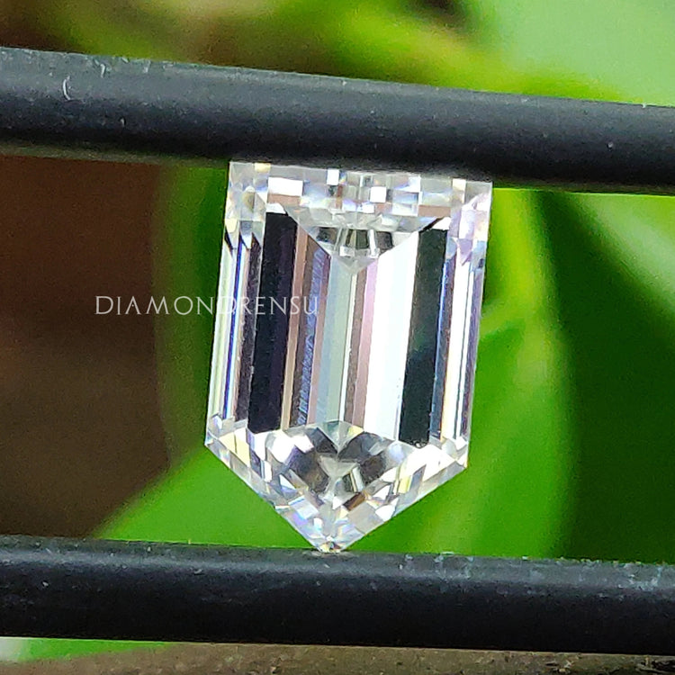 Bullet Cut Moissanite in 1.25 carat Moissanite used for designer rings from Diamondrensu Moissanite.