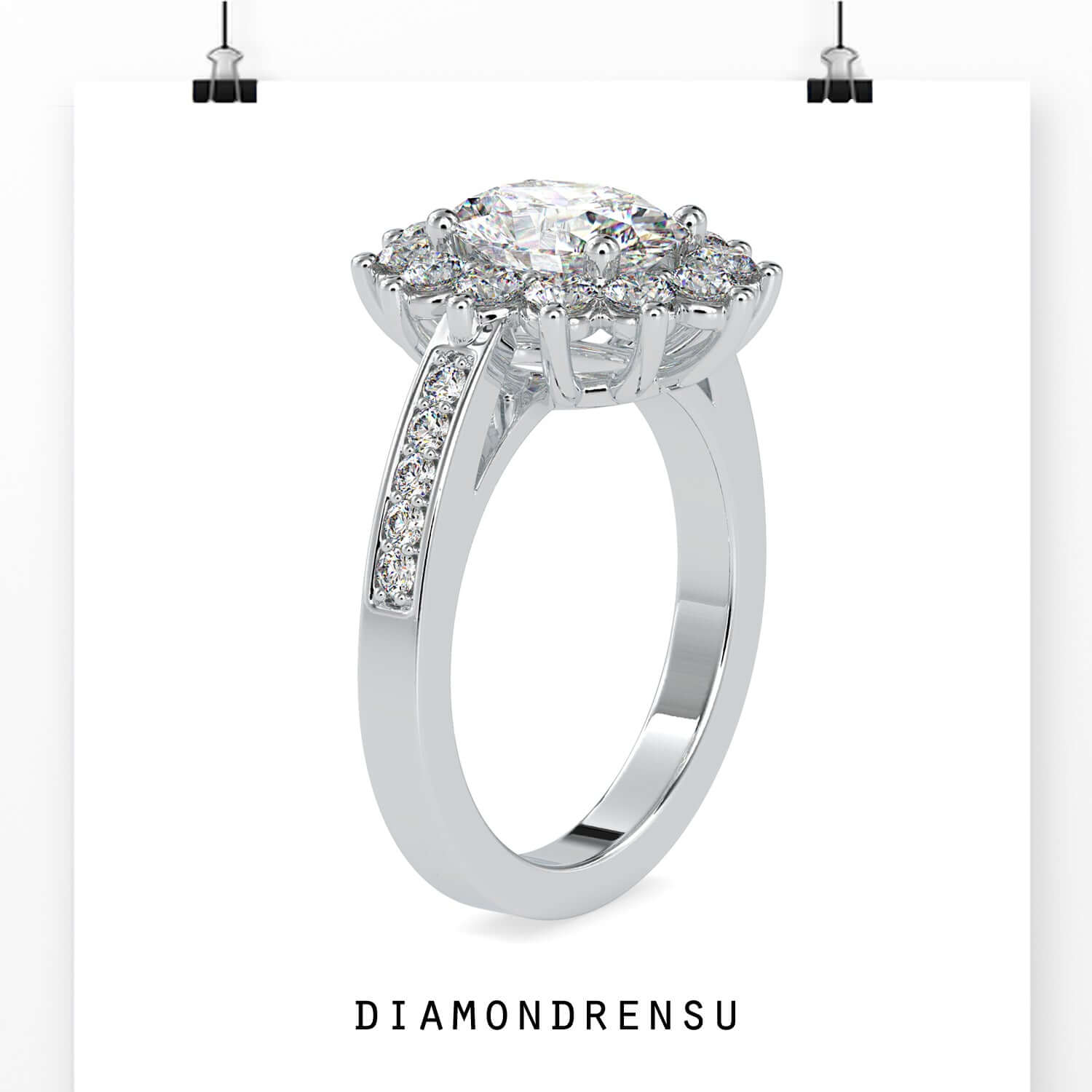 oval cut engagement ring - diamondrensu