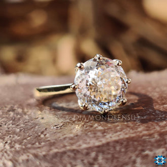 Stunning Tulip Engagement Ring with intricate craftsmanship.