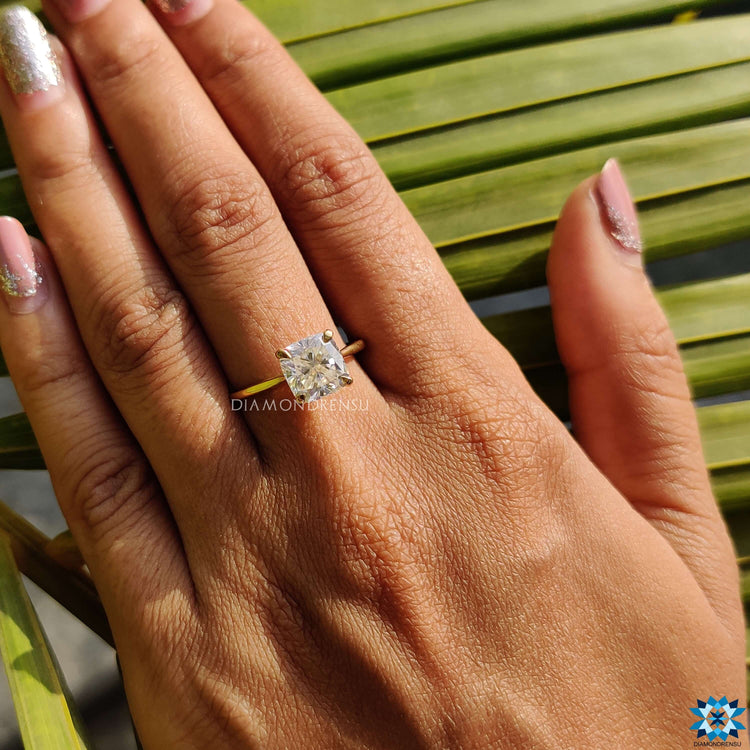 A timeless 4 prong engagement ring for a classic style statement.