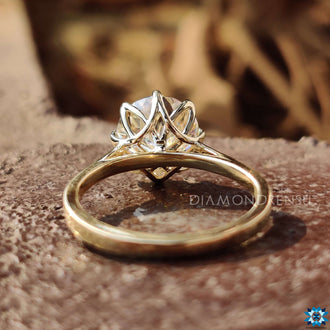 Engagement Moissanite Ring crafted to perfection.
