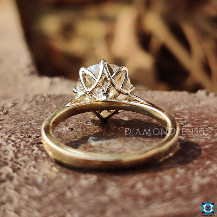 Engagement Moissanite Ring crafted to perfection.