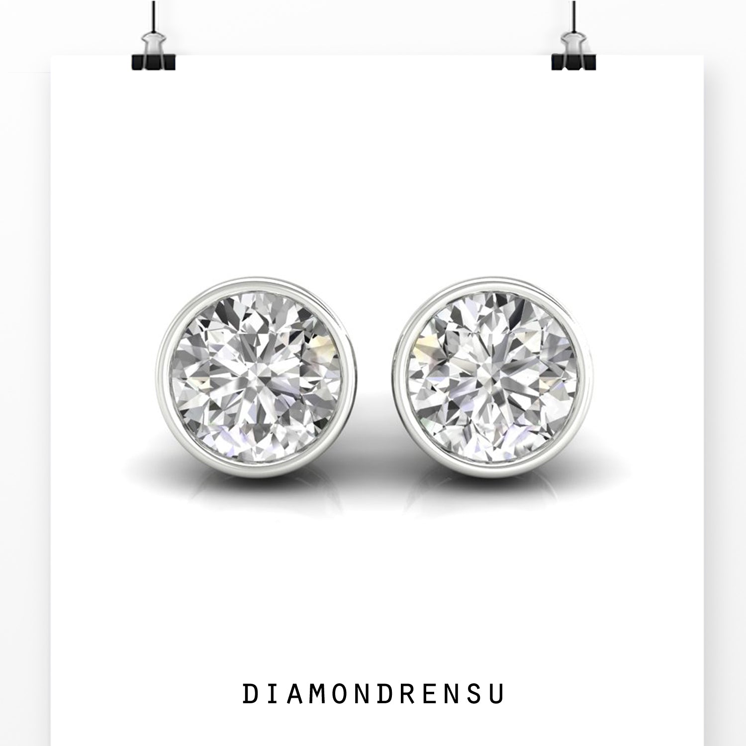 custom earrings - diamondrensu