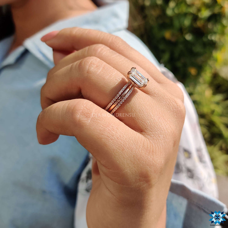 unique moissanite engagement rings - diamondrensu