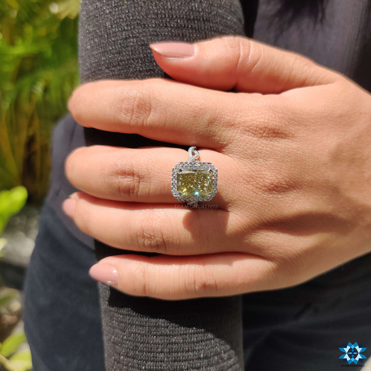 moissanite halo engagement rings - diamondrensu