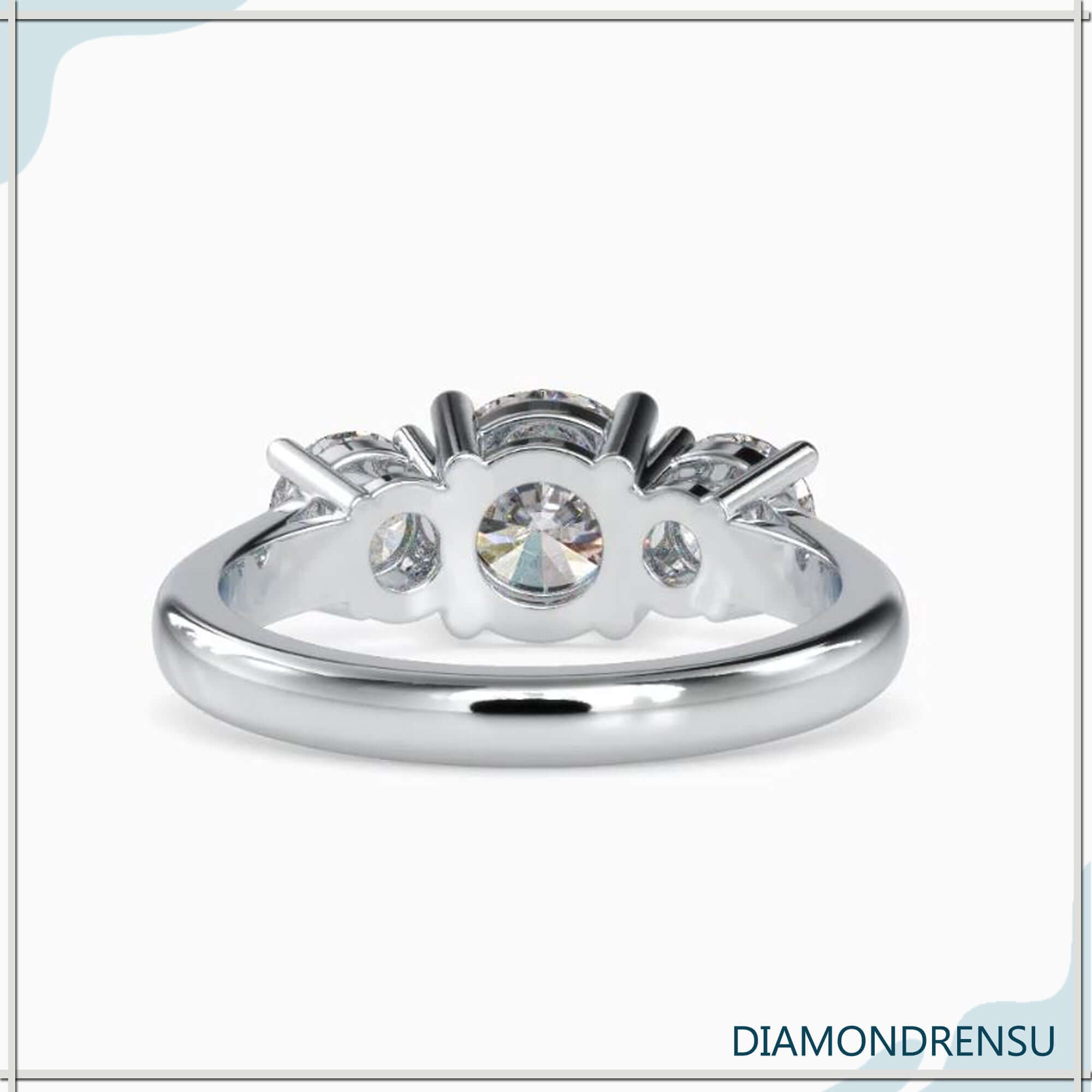 moissanite rings - diamondrensu