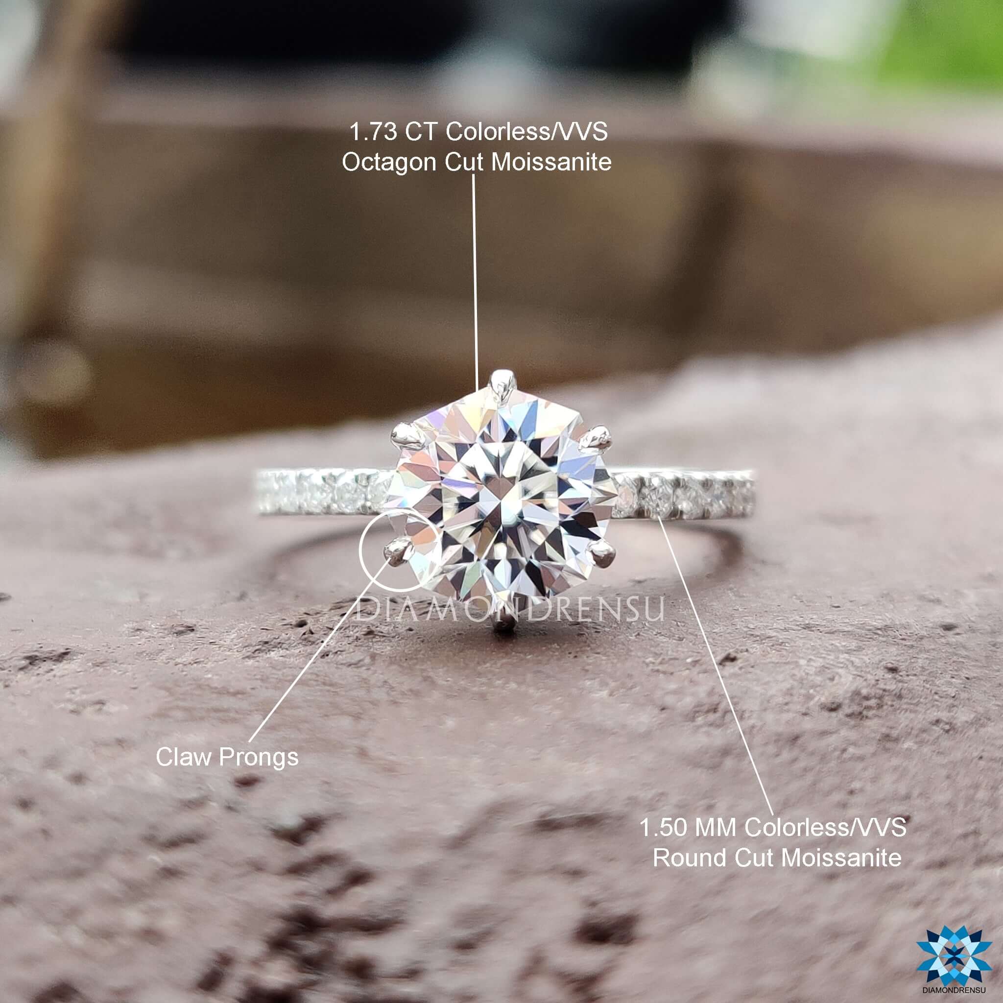 white gold wedding ring - diamondrensu