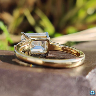 affordable moissanite engagement ring