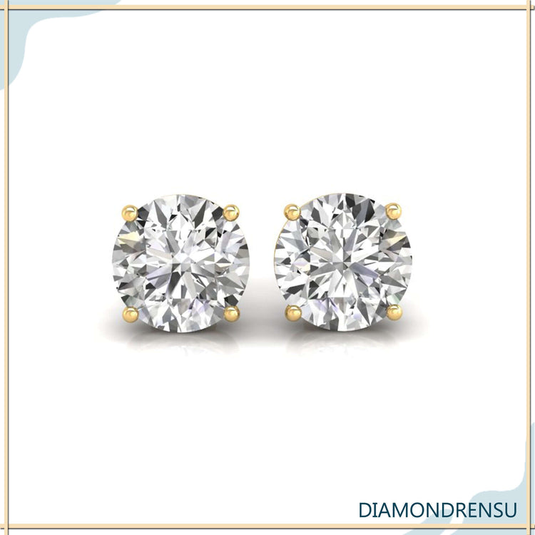 Stunning studs earrings crafted with handmade jewelry expertise for timeless beauty.
