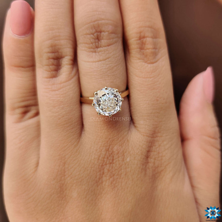 Classic Round Solitaire Ring for sophisticated style.