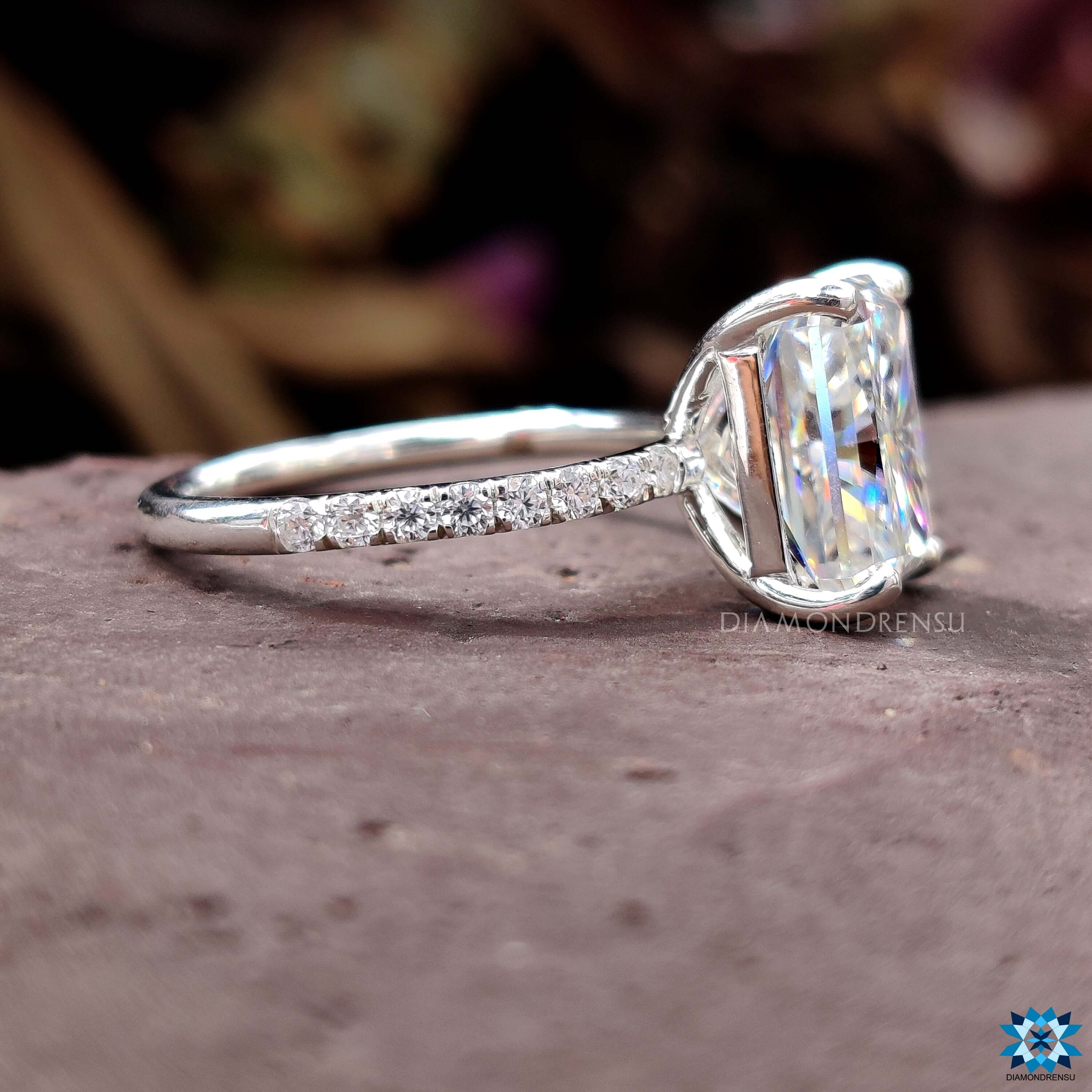 pave set engagement ring - diamondrensu
