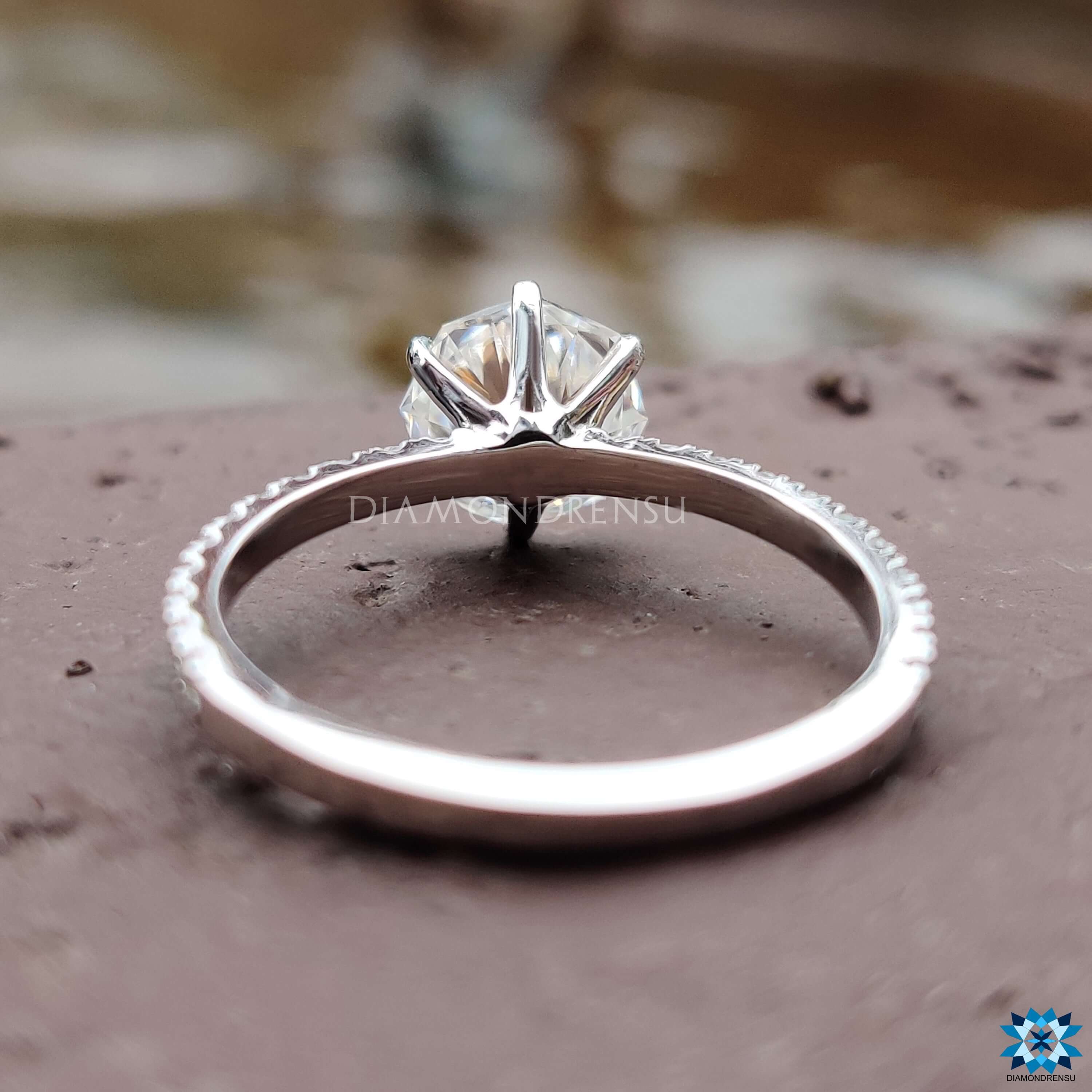 create your custom moissanite engagement rings - diamondrensu