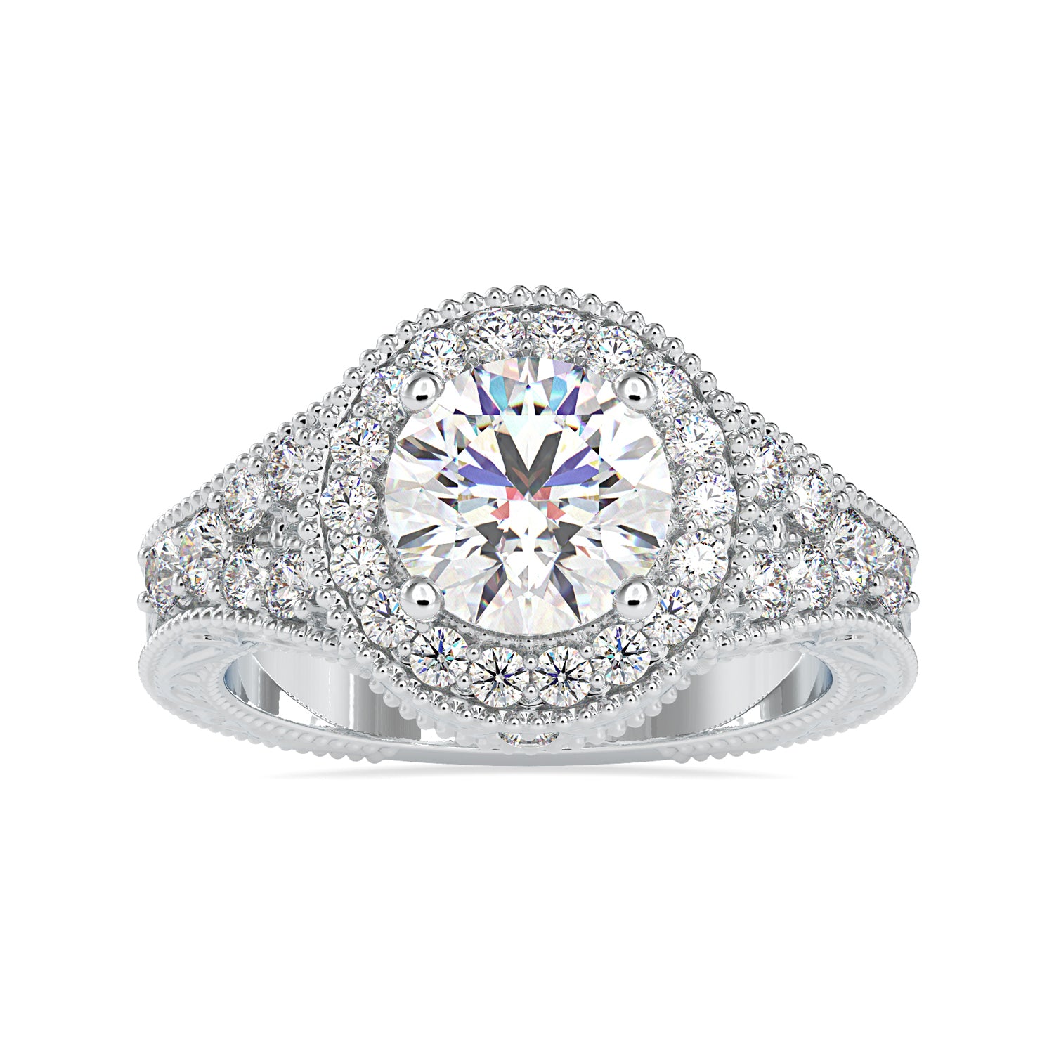 halo engagement ring - diamondrensu