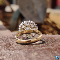 halo engagement ring - diamondrensu