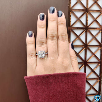 cushion cut moissanite - diamondrensu