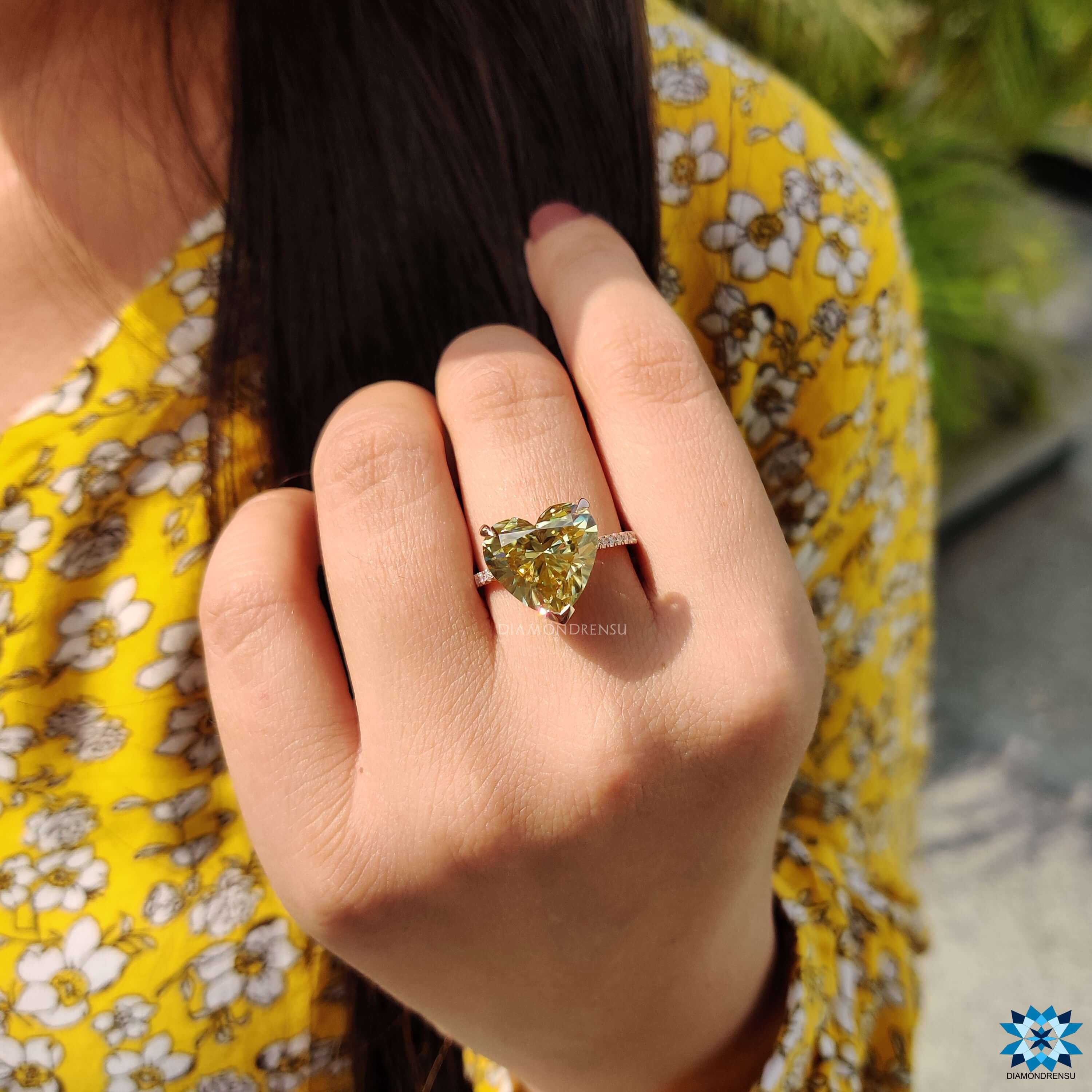 mnjin fashion women's love heart zirconia diamond ring engagement wedding  ring pink - Walmart.com