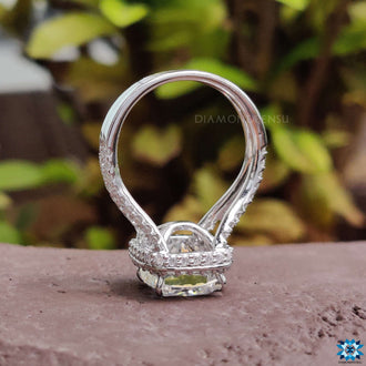 moissanite halo engagement rings - diamondrensu