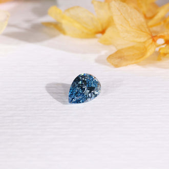 Lab grown diamond loose stone blue diamond.
