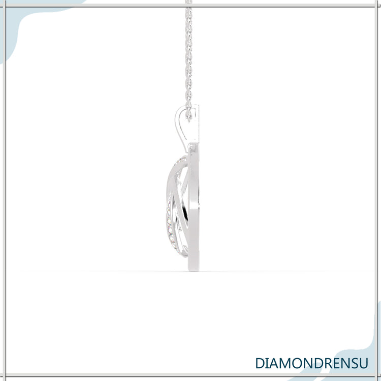 The gold spiral pendant adds warmth and timeless beauty.
