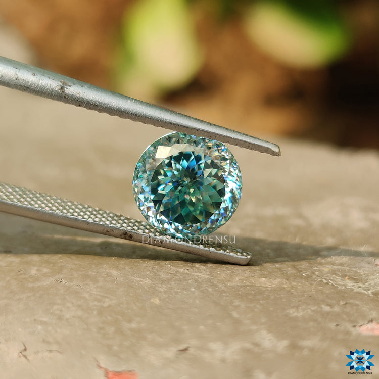 Moissanite Portuguese cut for custom jewelry use.
