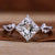 princess cut lab grown diamond engagement ring