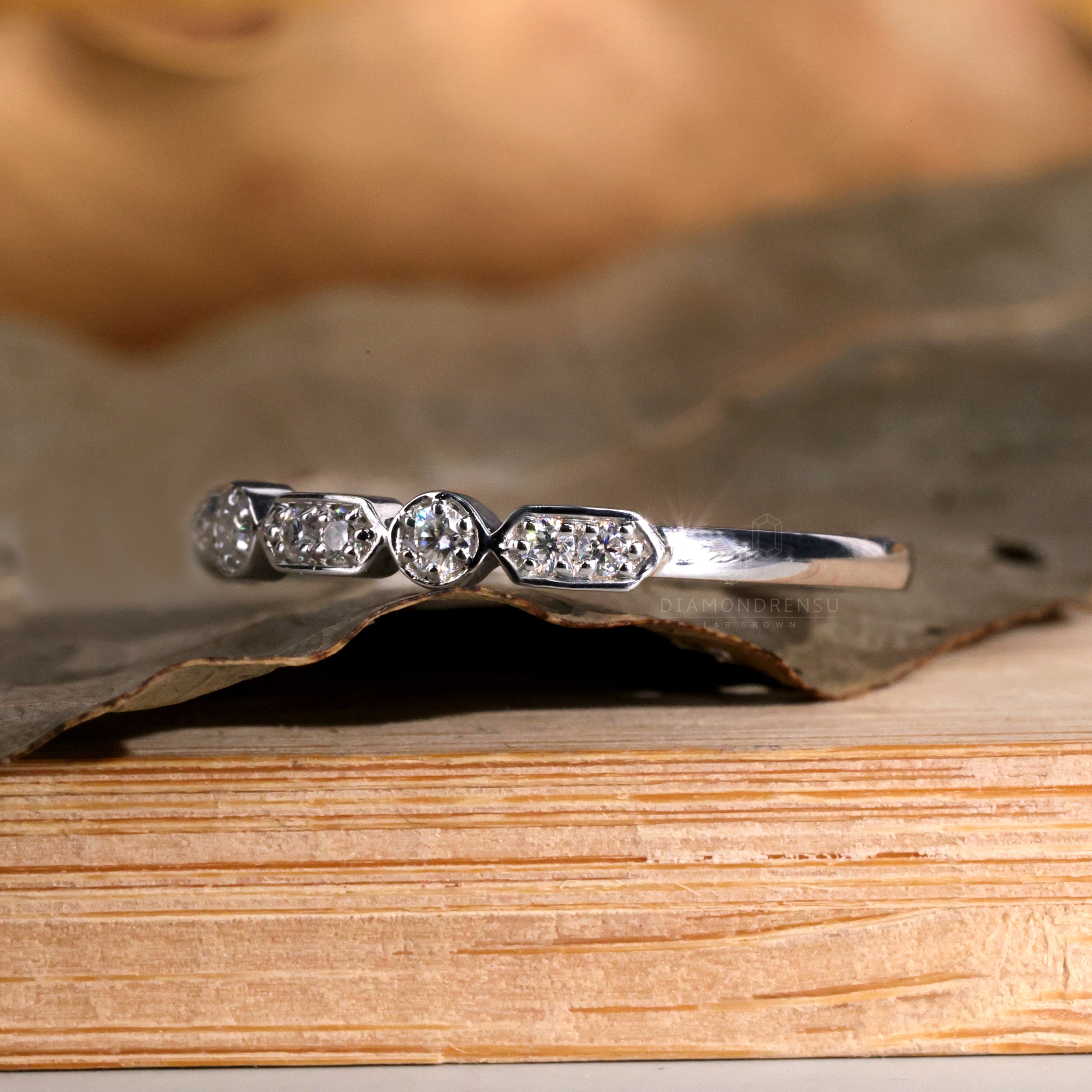 lab created diamond wedding band - diamondrensu